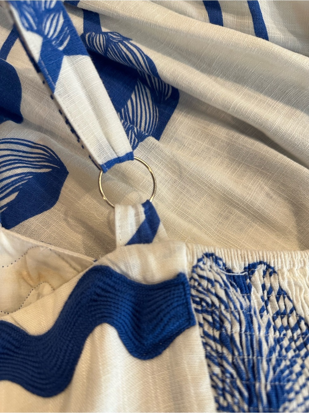 Blue and White Coastal Sundress - XL - Summer Style - Picture 7 of 12